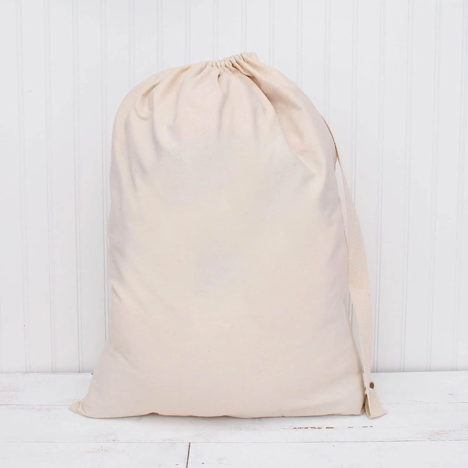 Laundry Bag Duffle Bag Large Spacious 20"x27” Drawstring 100% Stur00dy Cotton Canvas with Strap for College Students Dorm Room Clothes Hamper Storage Washer