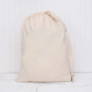 Laundry Bag Duffle Bag Large Spacious 20"x27” Drawstring 100% Stur00dy Cotton Canvas with Strap for College Students Dorm Room Clothes Hamper Storage Washer