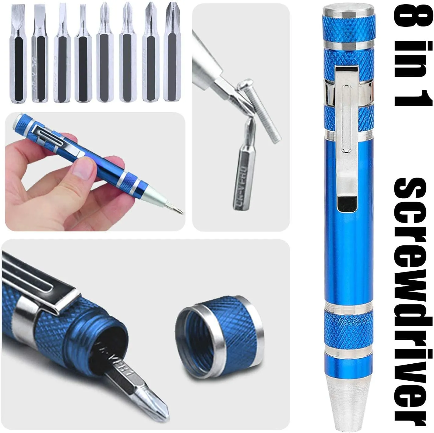 LDK Electric Soldering Iron Kit 60W Adjustable Temperature Welding Tools with 5pcs Different Tips, Desoldering Pump, Solder Wire, 8-in-1 Screwdrivers, Wire Cutter, Tweezers, Stand and Carry Bag