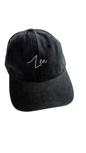 Lea Cap - Black Acid Wash
