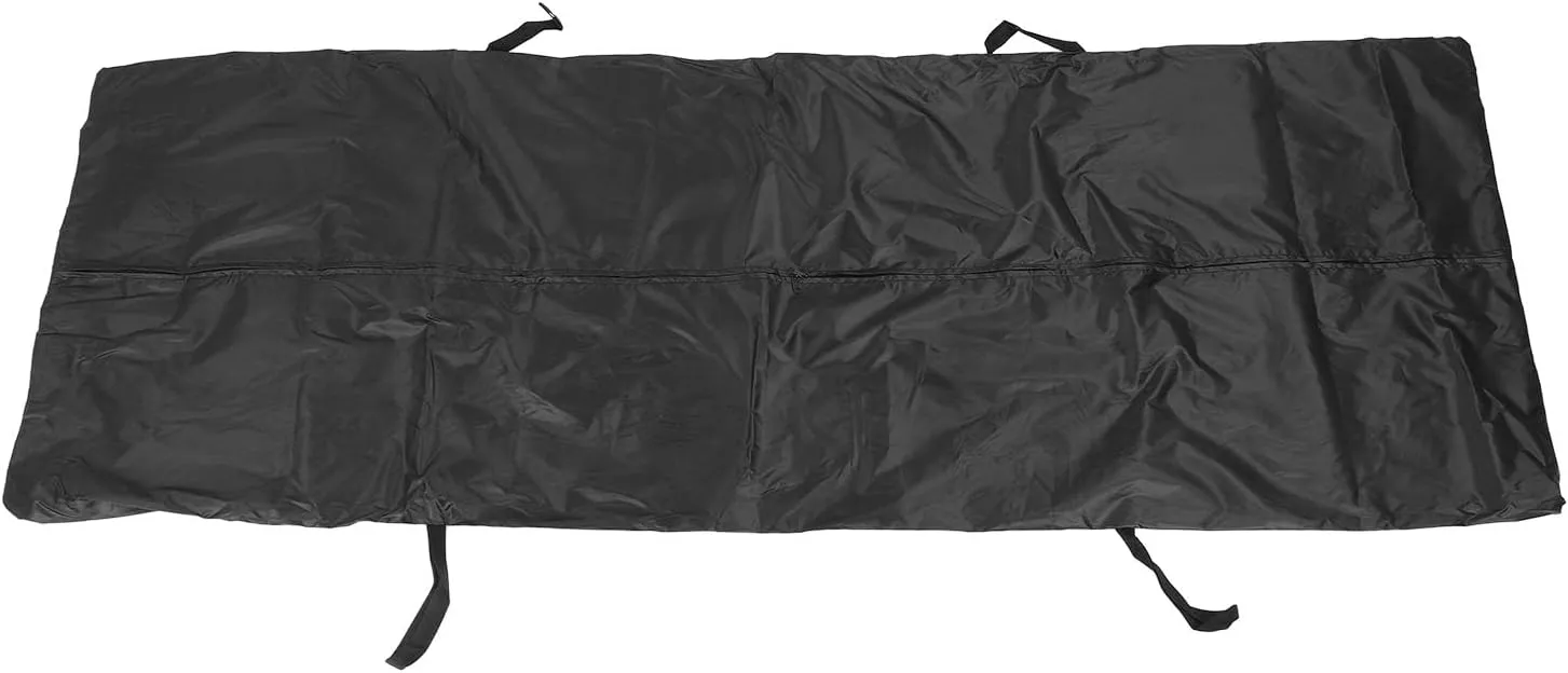 Leak Proof Body Bag, Black Water Corpses Storage Bag 210D Oxford Ploth for Camp (200 * 90cm)