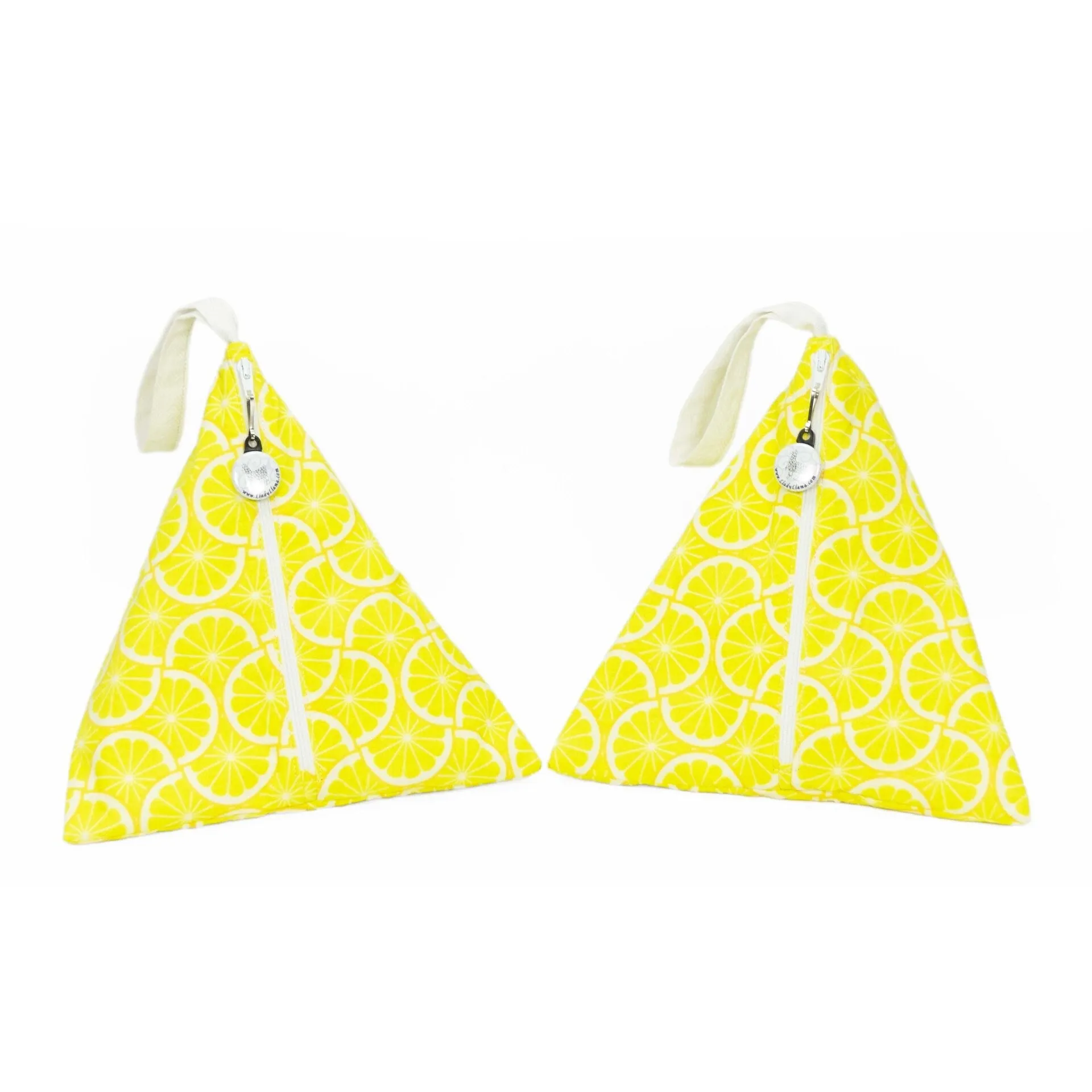 Lemonade  - Llexical Divided Sock Pouch - Knitting, Crochet, Spinning Project Bag