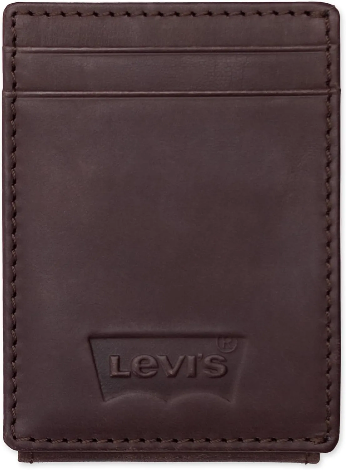 Levi's Men's RFID Slim Everyday Front Pocket Card Case Wallet