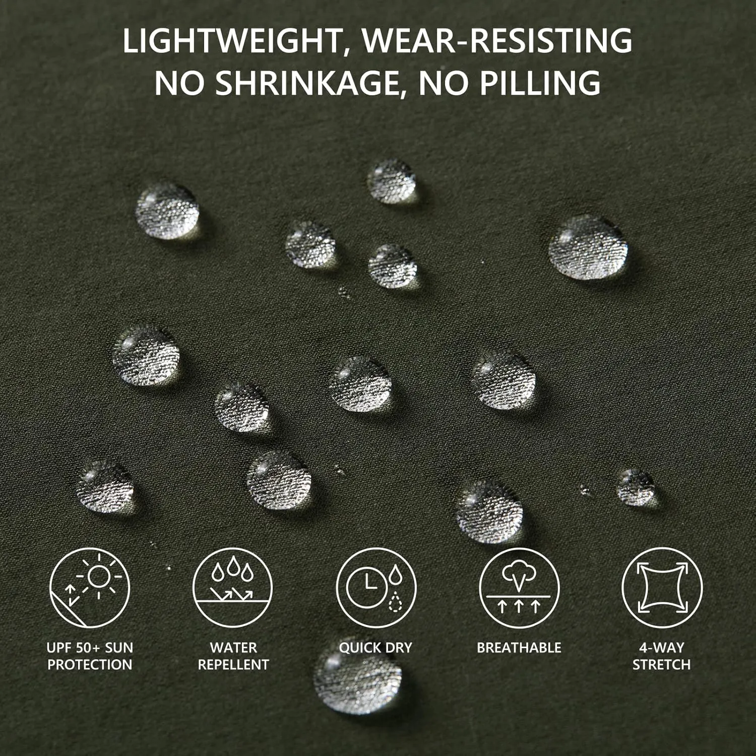 Lightbare Women’s Lightweight Cargo Hiking Pants with Elastic Waistband Quick Dry Stretchy Water Resistant UPF 50  Outdoor