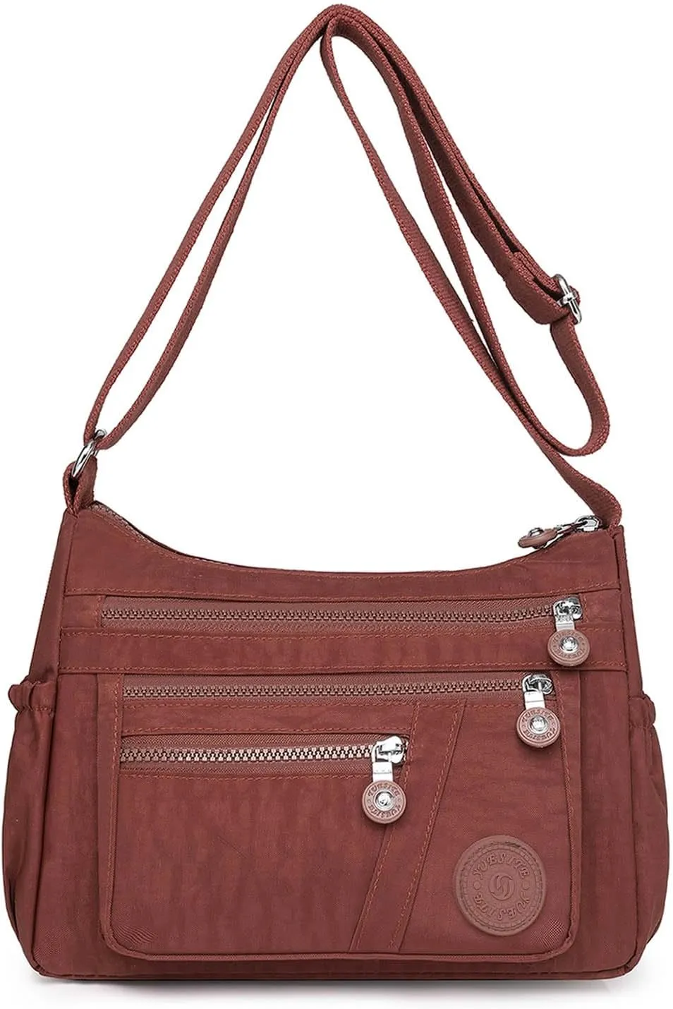 Lightweight Crossbody Bag for Women Shoulder Bag Stylish Nylon Messenger Purse Tote Bag Organizer for Travel
