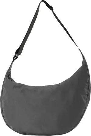 Lightweight Nylon Crescent Crossbody Bag for Women Adjustable Strap Water-Resistant Everyday Purse