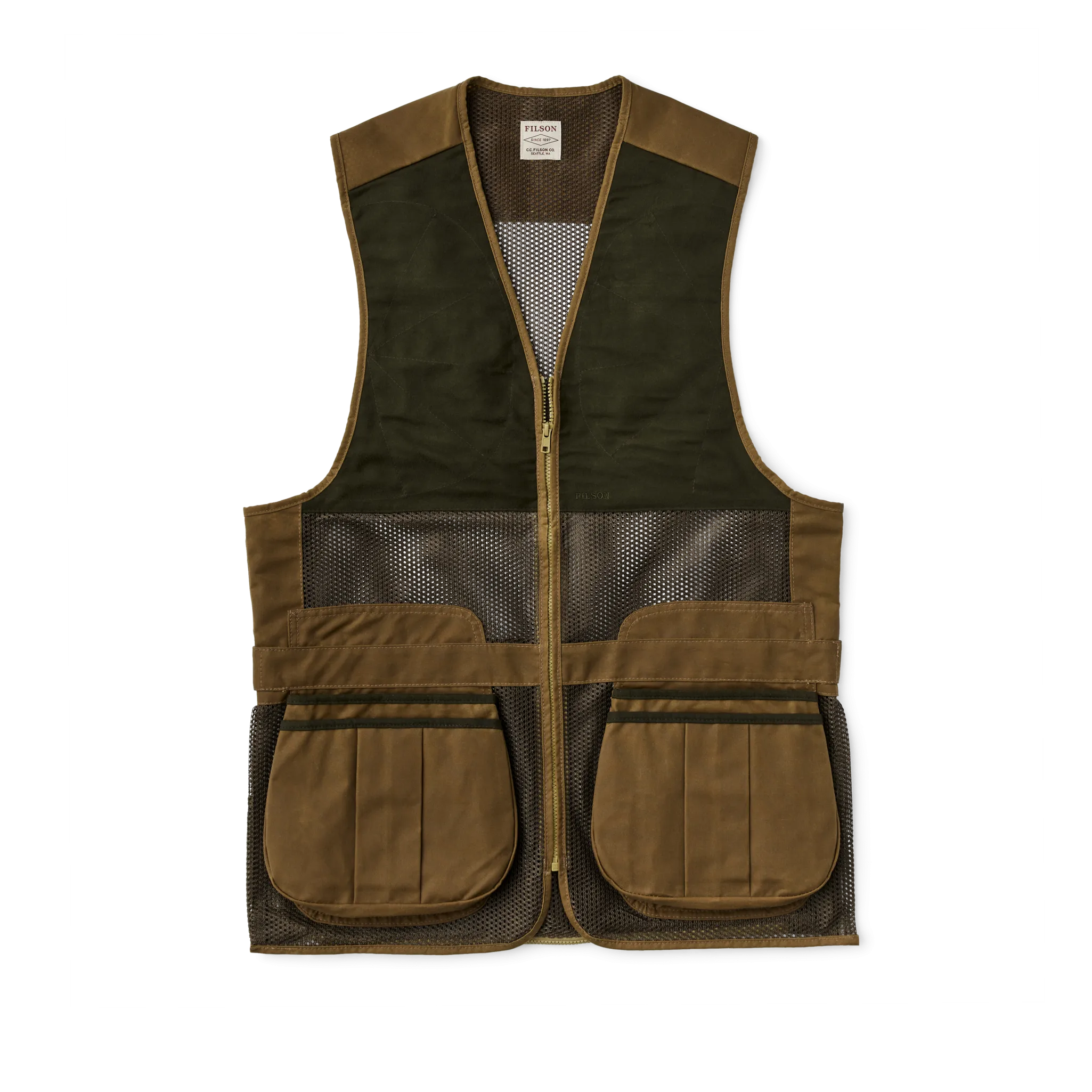 Lightweight Shooting Vest - Dark Tan