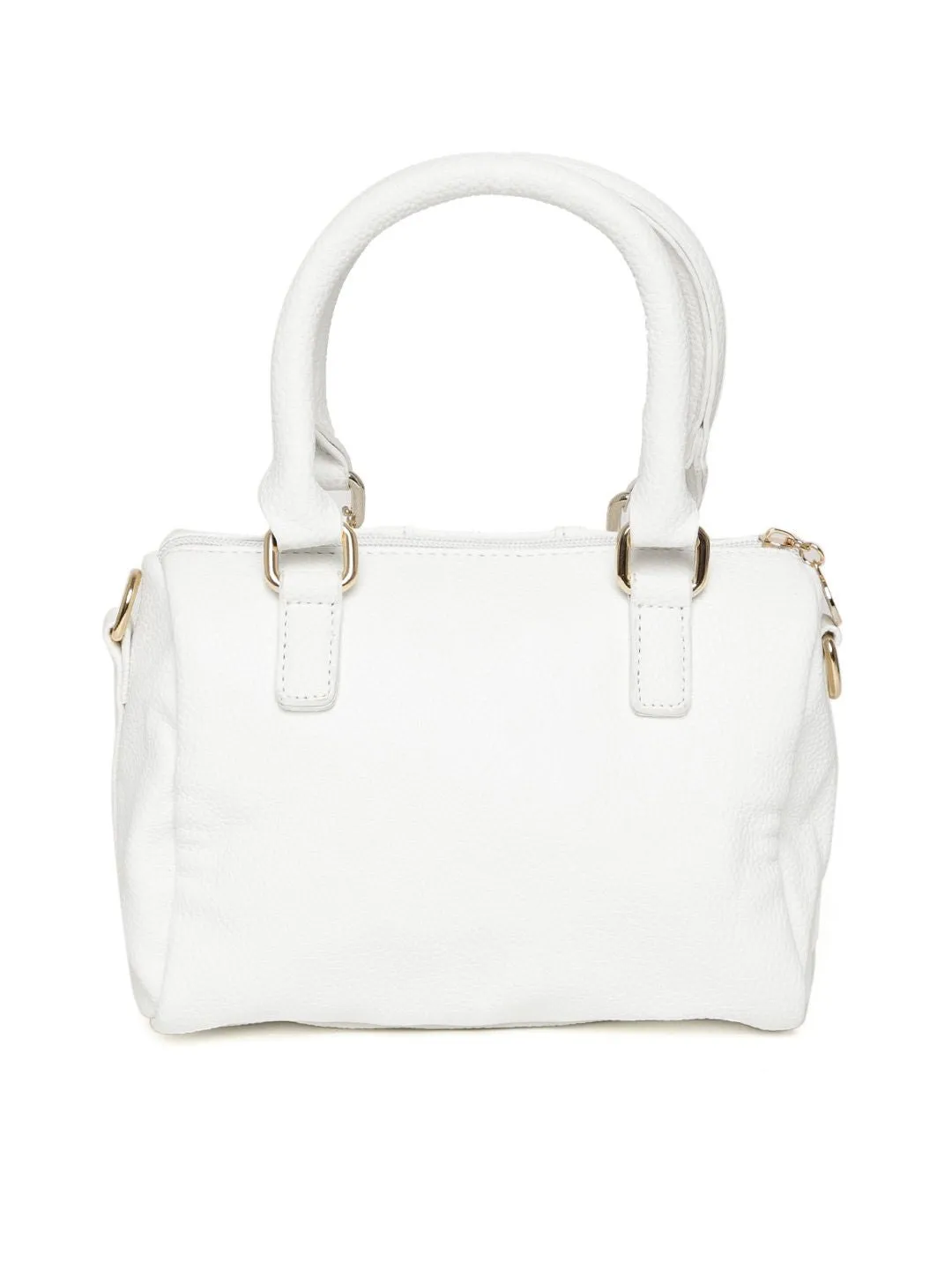 Lino Perros White Handheld Bag with Detachable Sling Strap