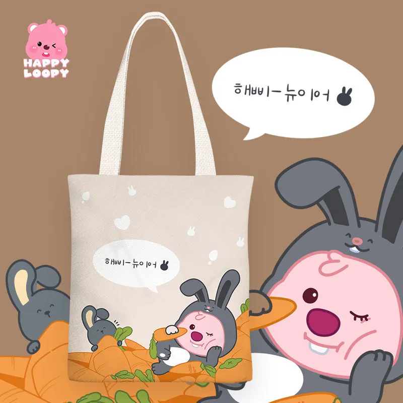 Little Beaver Canvas Female Simple For Shoulder Bags
