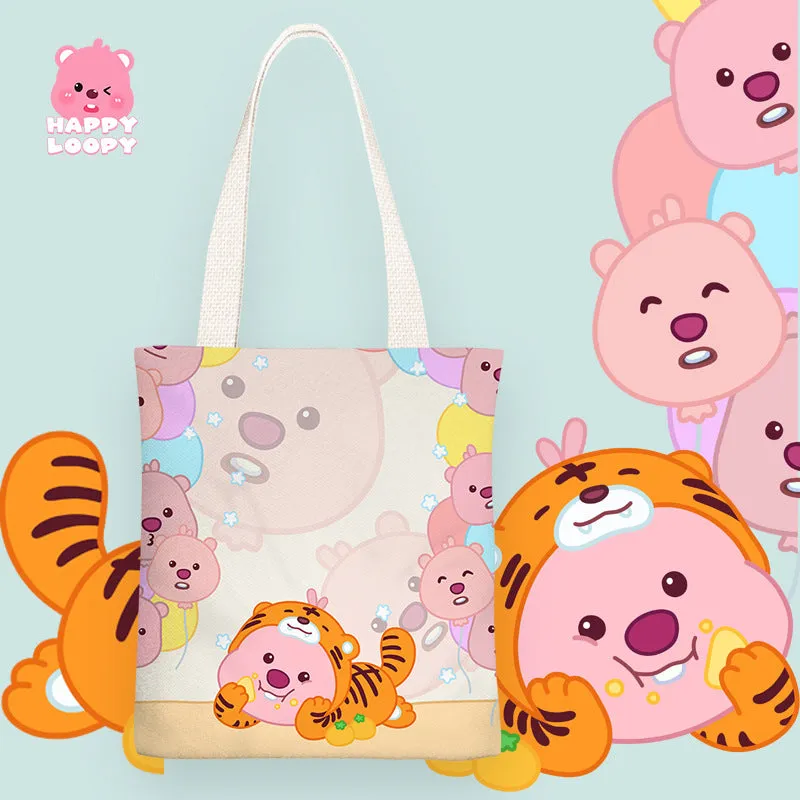 Little Beaver Canvas Female Simple For Shoulder Bags