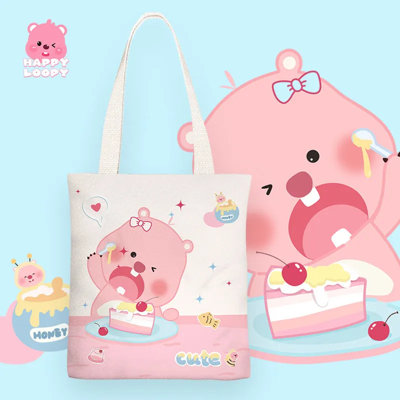 Little Beaver Canvas Female Simple For Shoulder Bags
