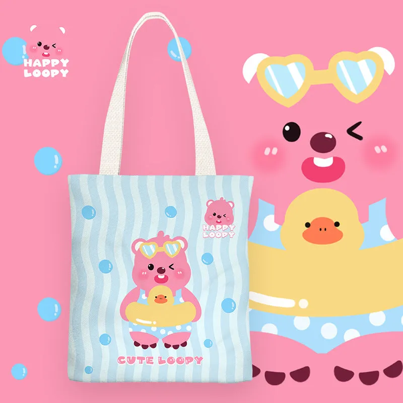 Little Beaver Canvas Female Simple For Shoulder Bags