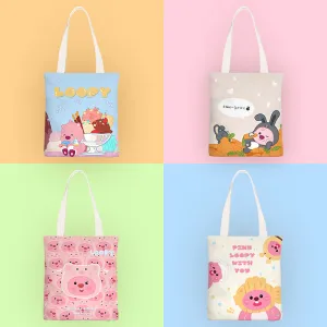 Little Beaver Canvas Female Simple For Shoulder Bags