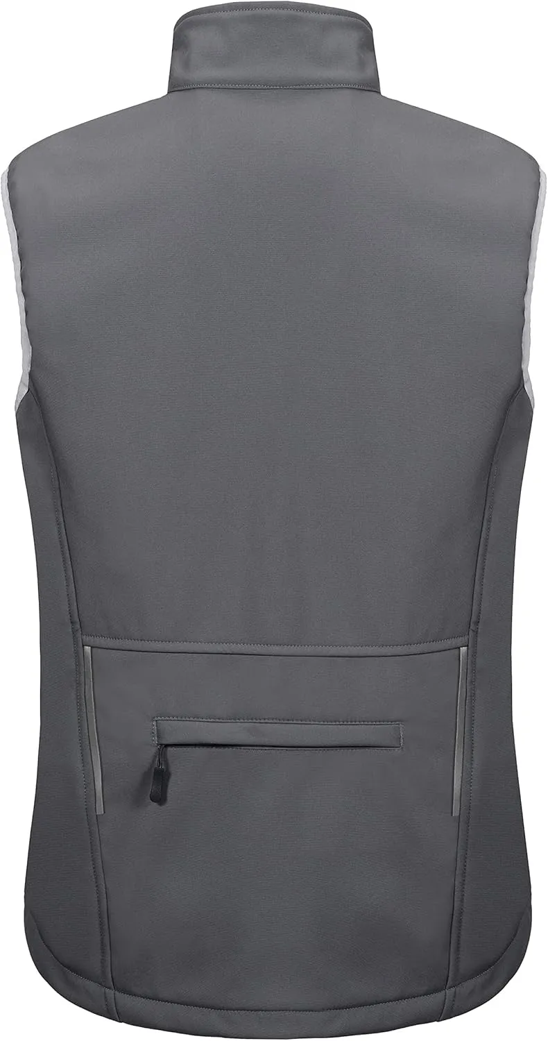 Little Donkey Andy Women's Fleece Lined Softshell Vest Lightweight Windproof Sleeveless Jacket for Hiking Outdoor Travel Golf