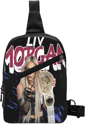 Liv Wrestler Morgan Crossbody Bag Handbag Adjustable Shoulder Bag Hiking Daypack Classic Chest Package Foldable Multipurpose Daypack