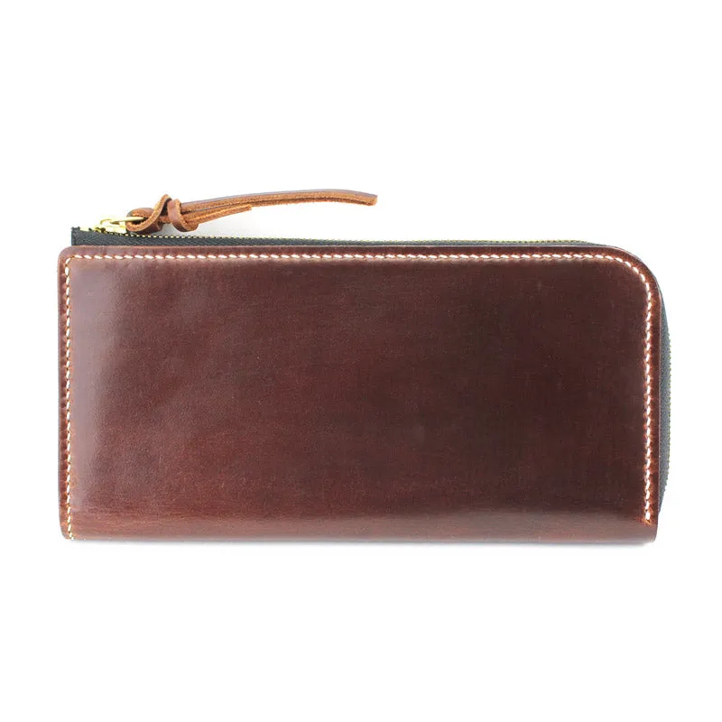 Long Zip Wallet, Brown