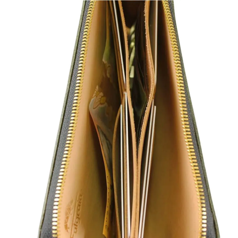 Long Zip Wallet, Olive