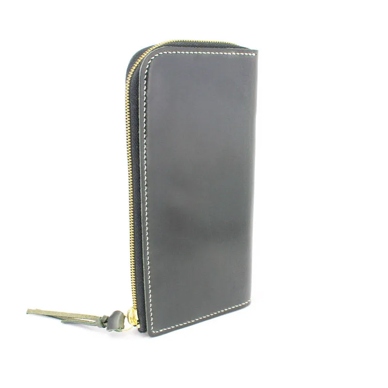 Long Zip Wallet, Olive