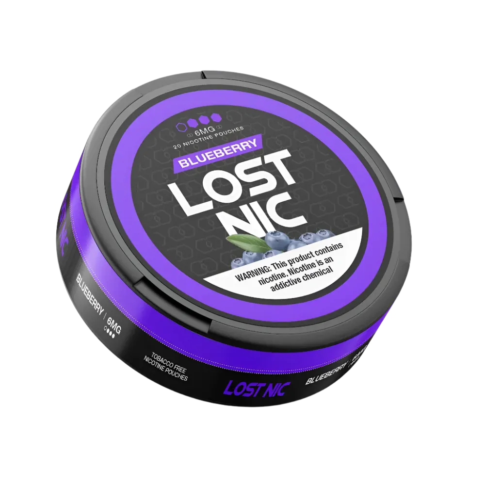 LOST NIC Nicotine Pouch - Blueberry (20 Count)