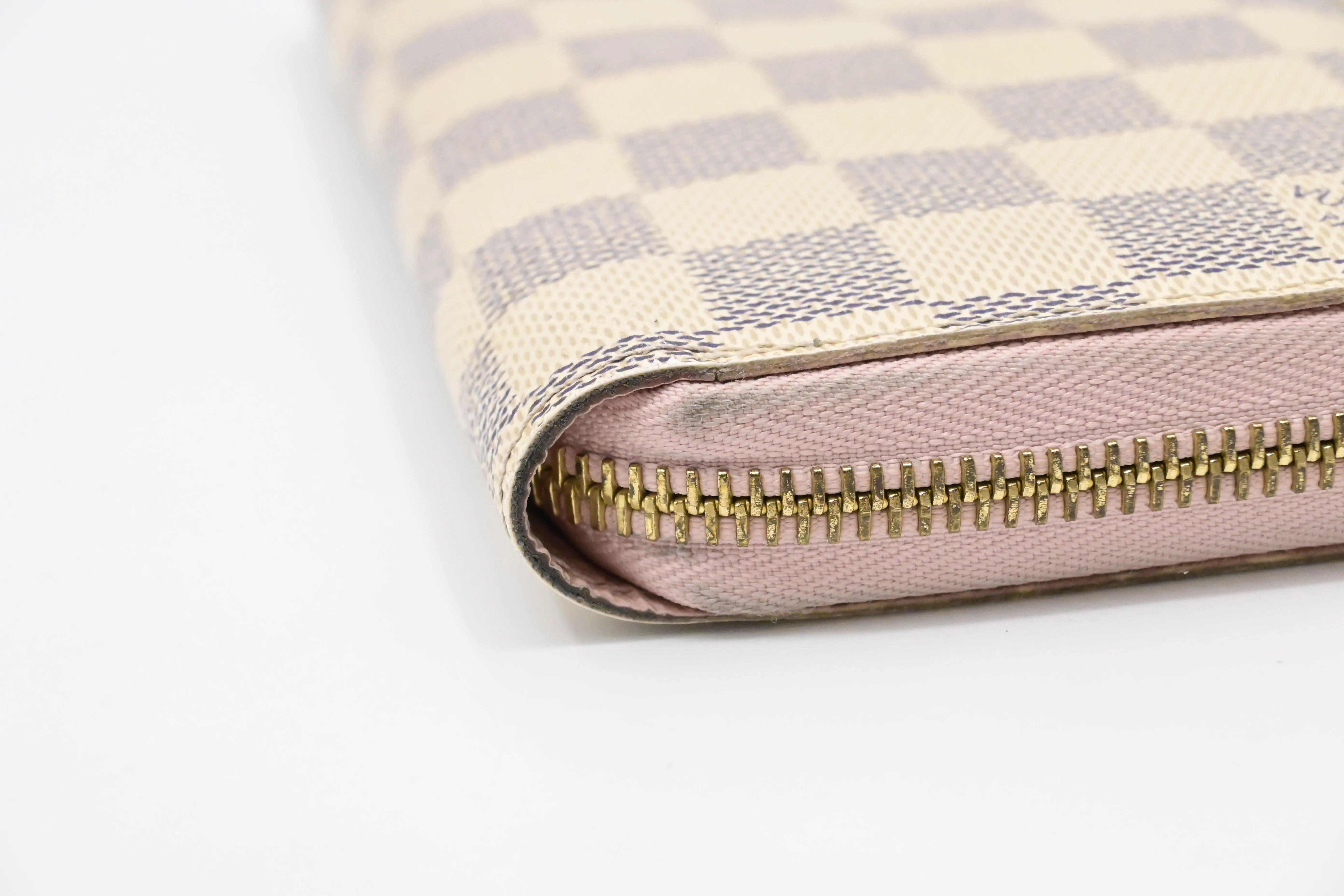 Louis Vuitton Long Zippy Wallet in Damier Azur Canvas