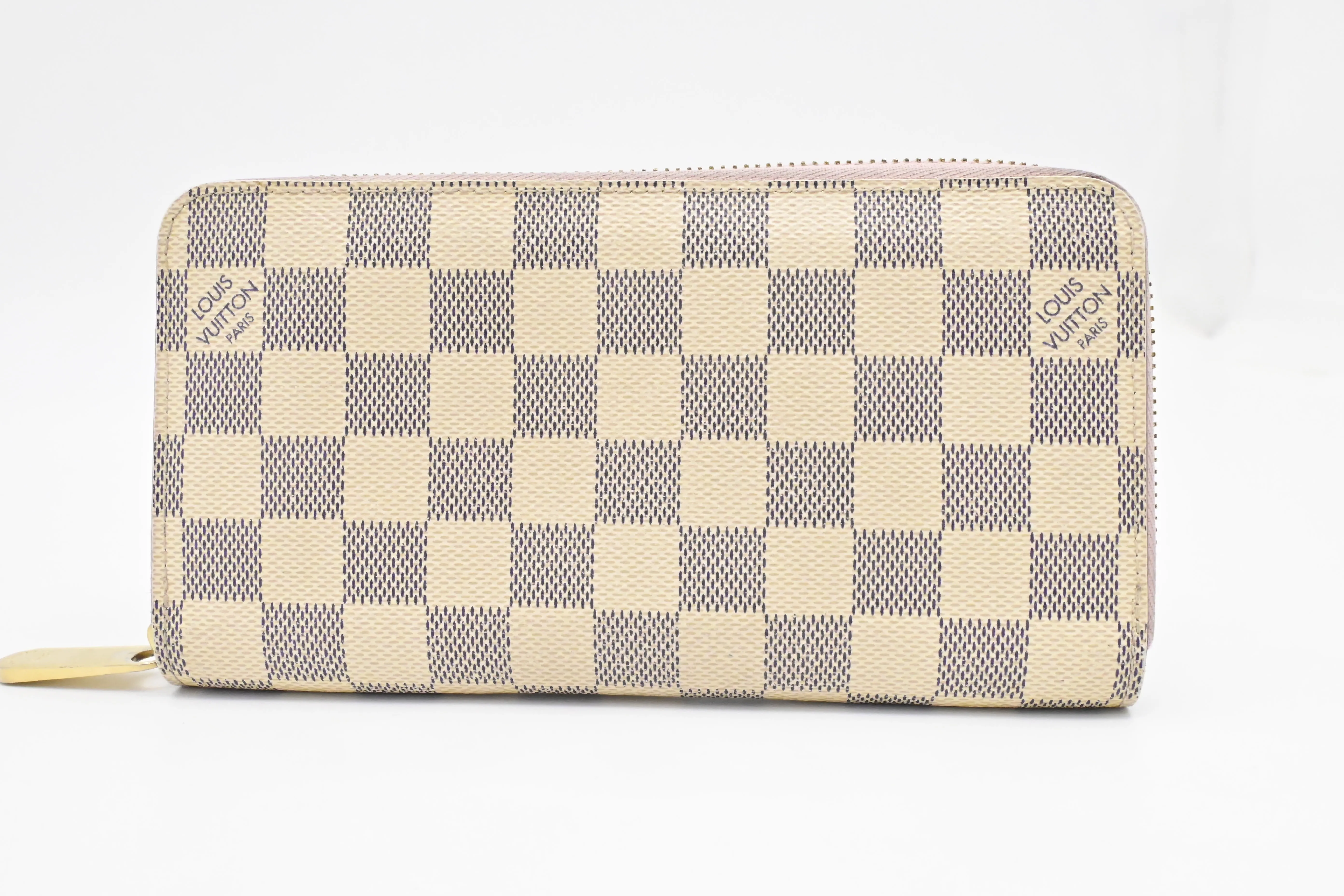 Louis Vuitton Long Zippy Wallet in Damier Azur Canvas