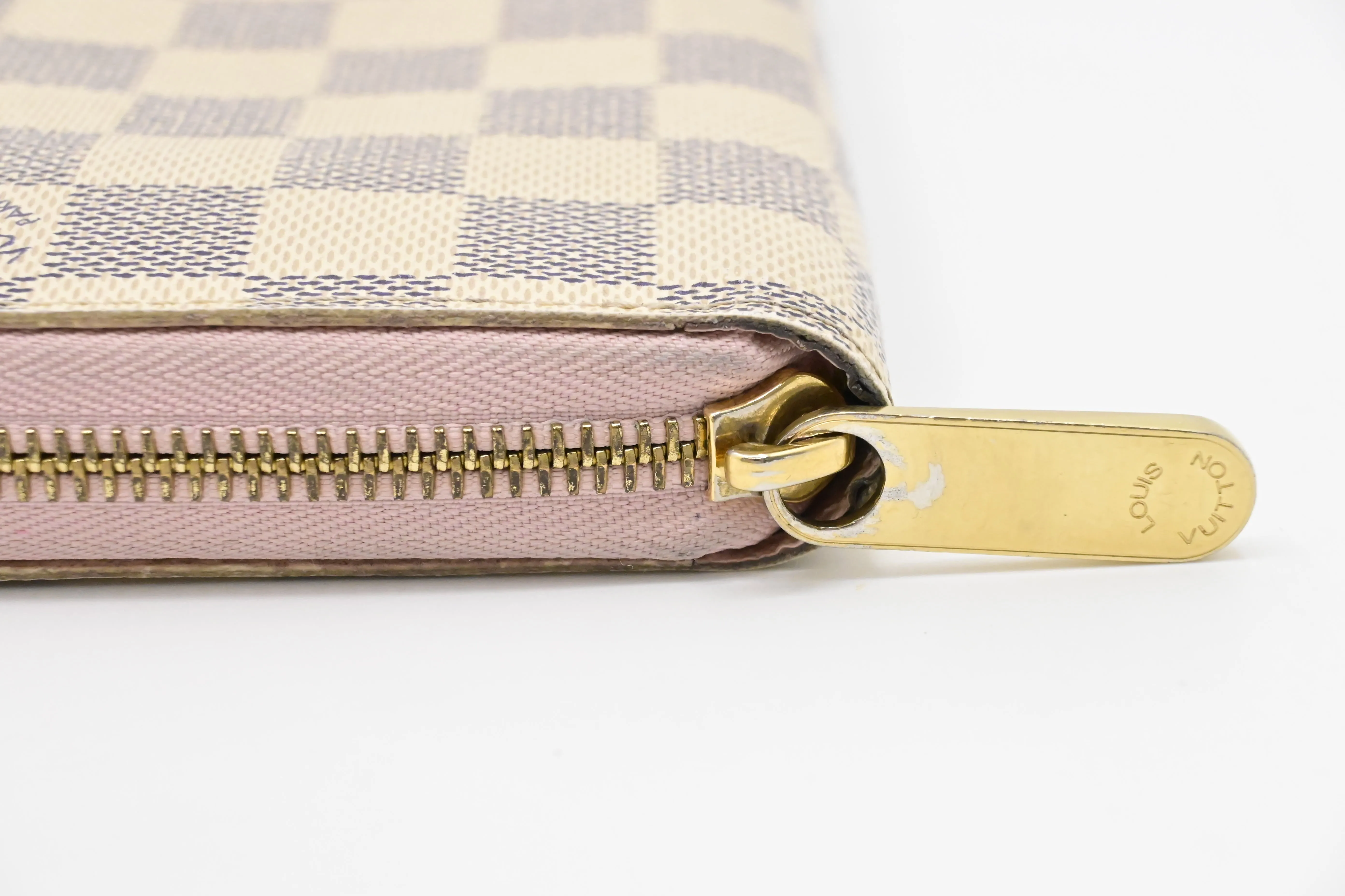 Louis Vuitton Long Zippy Wallet in Damier Azur Canvas