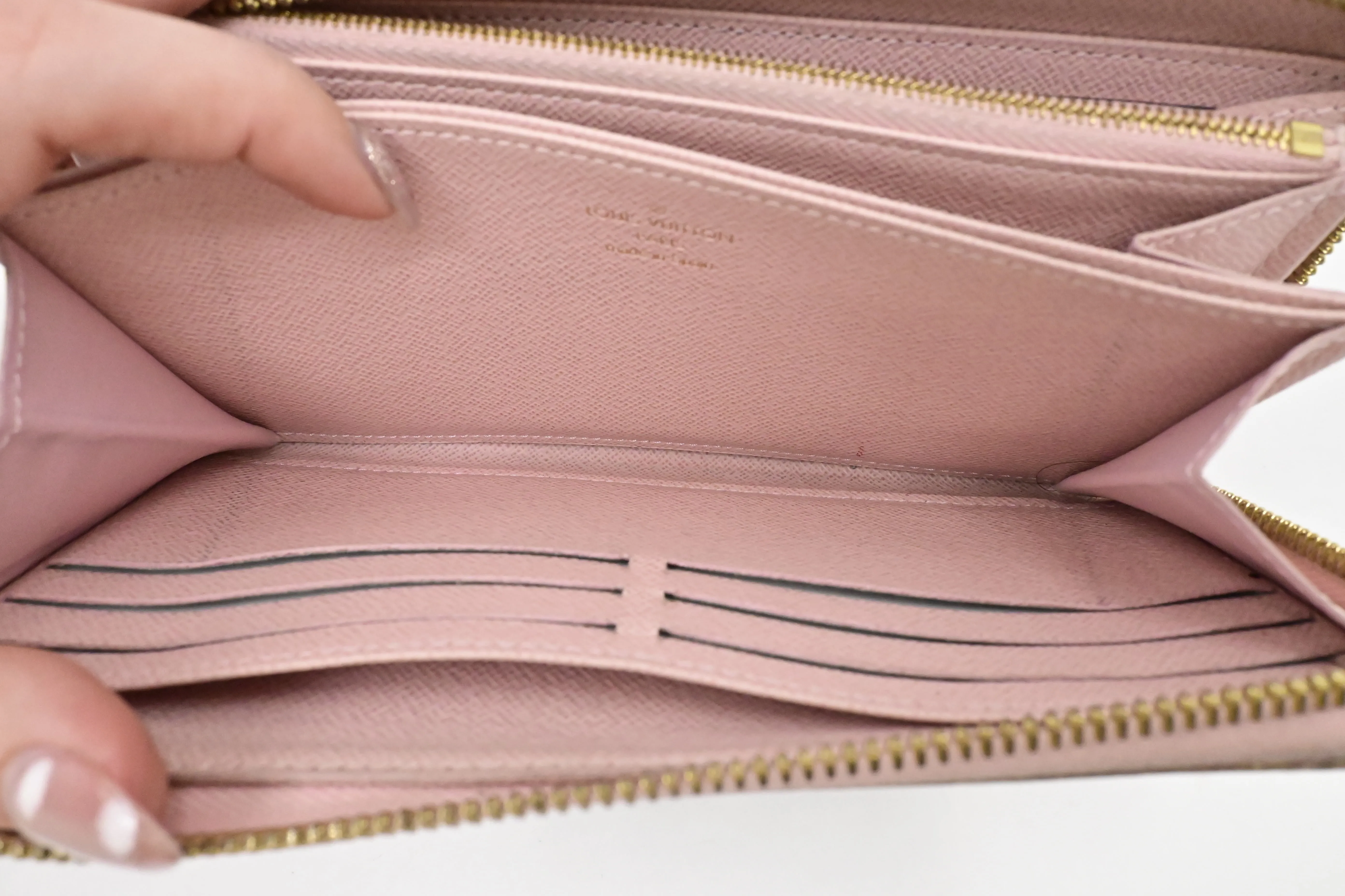 Louis Vuitton Long Zippy Wallet in Damier Azur Canvas