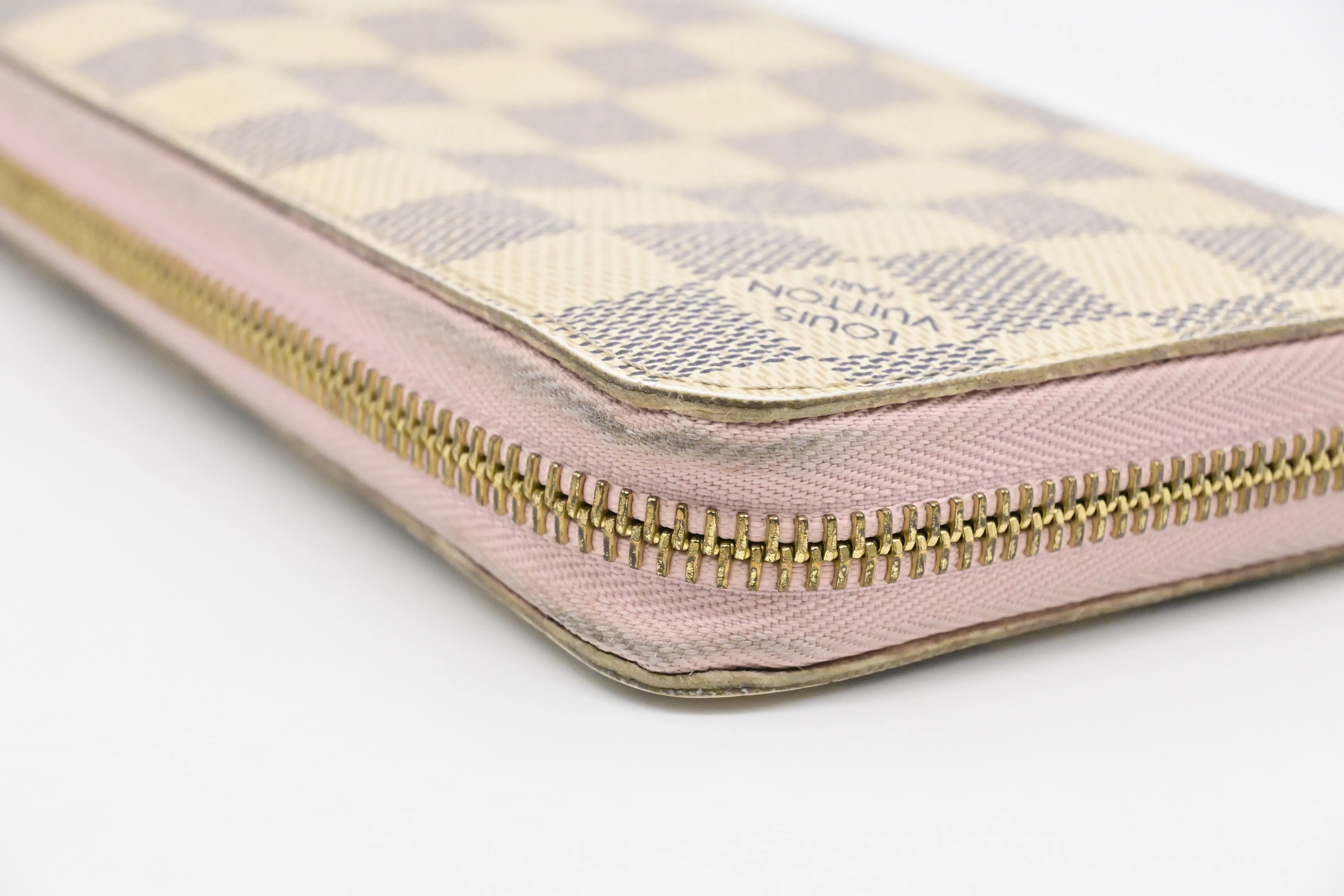 Louis Vuitton Long Zippy Wallet in Damier Azur Canvas