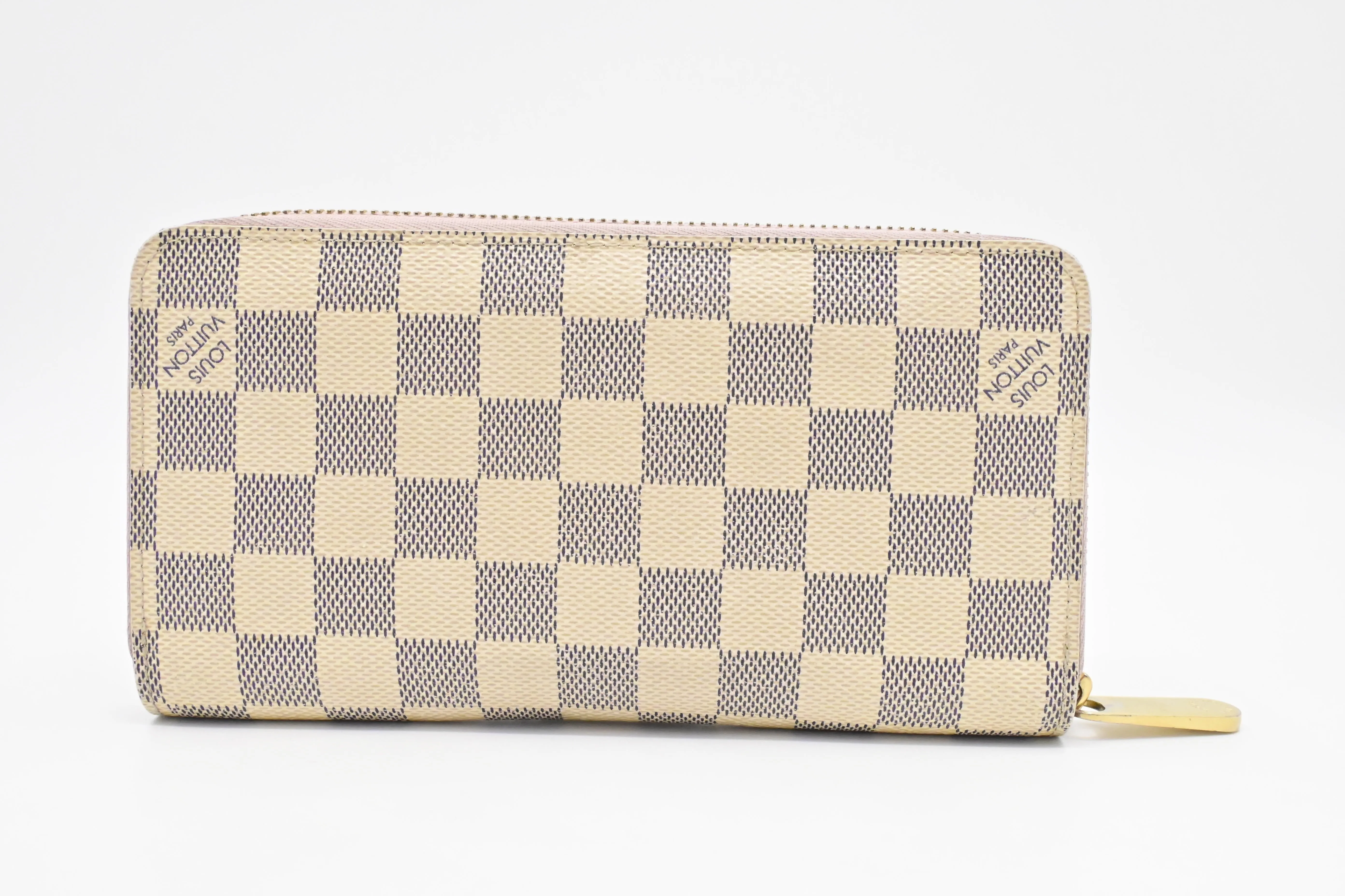Louis Vuitton Long Zippy Wallet in Damier Azur Canvas
