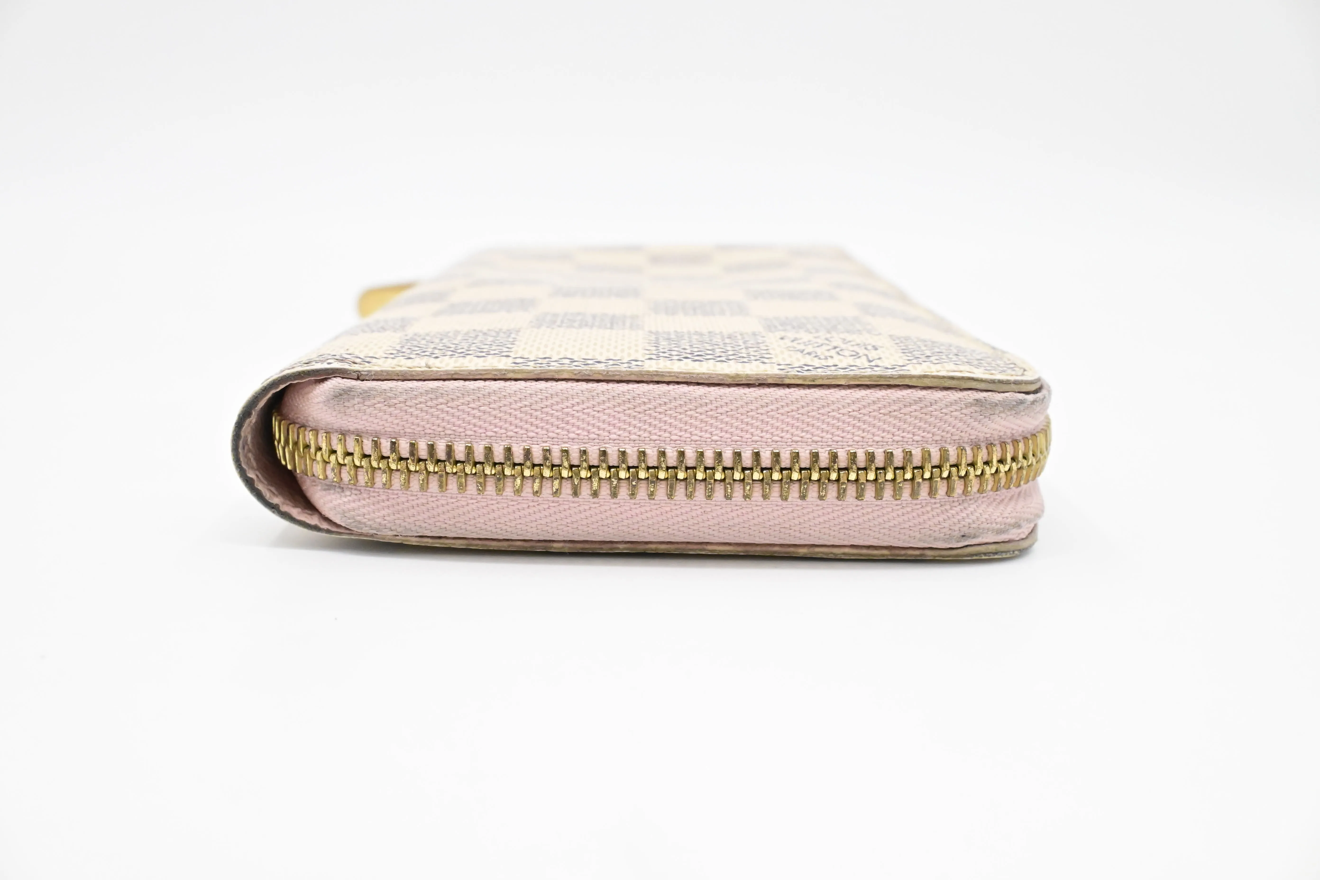 Louis Vuitton Long Zippy Wallet in Damier Azur Canvas