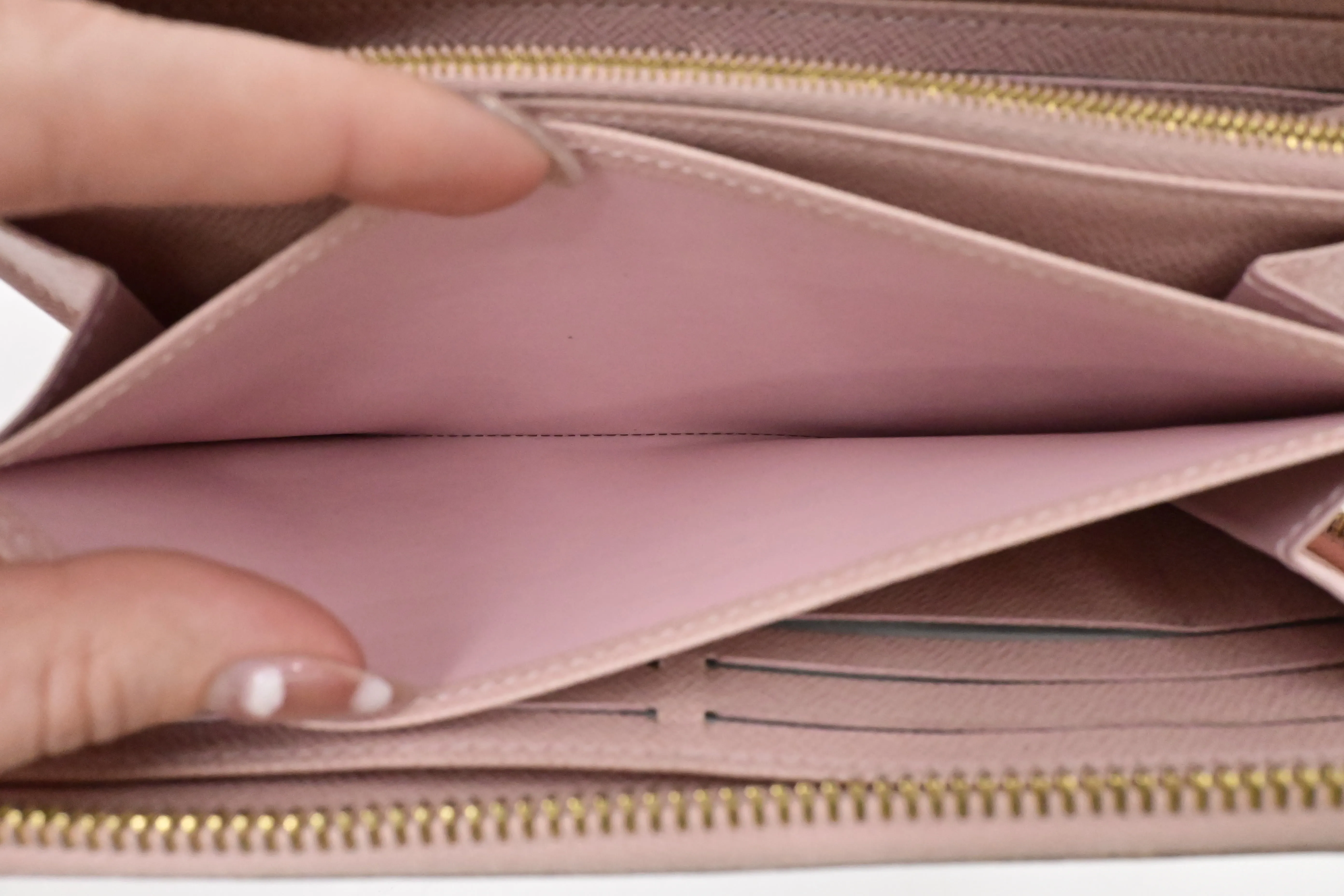 Louis Vuitton Long Zippy Wallet in Damier Azur Canvas