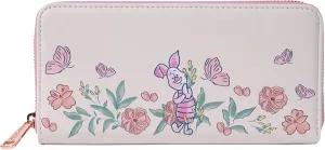 Loungefly Disney Piglet Wallet Zip Around Clutch (Pink, Piglet)