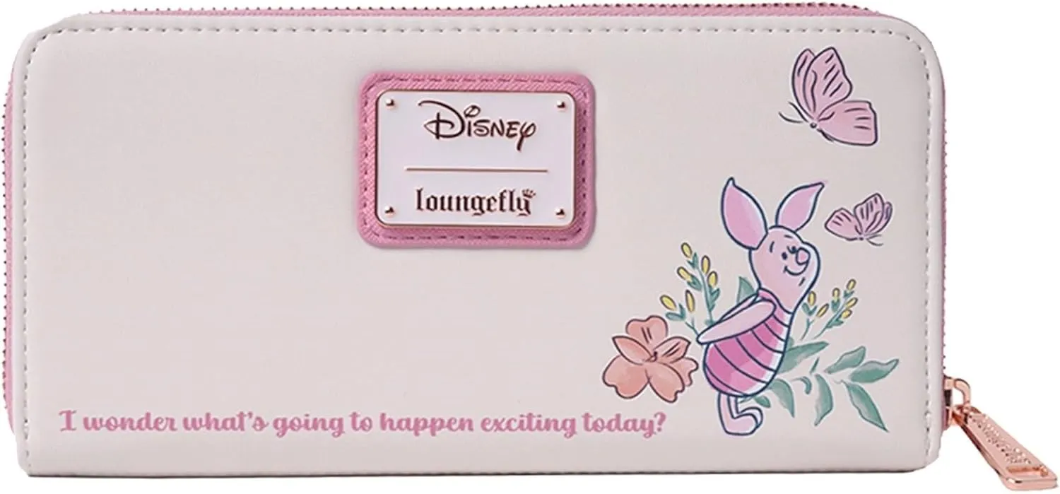 Loungefly Disney Piglet Wallet Zip Around Clutch (Pink, Piglet)