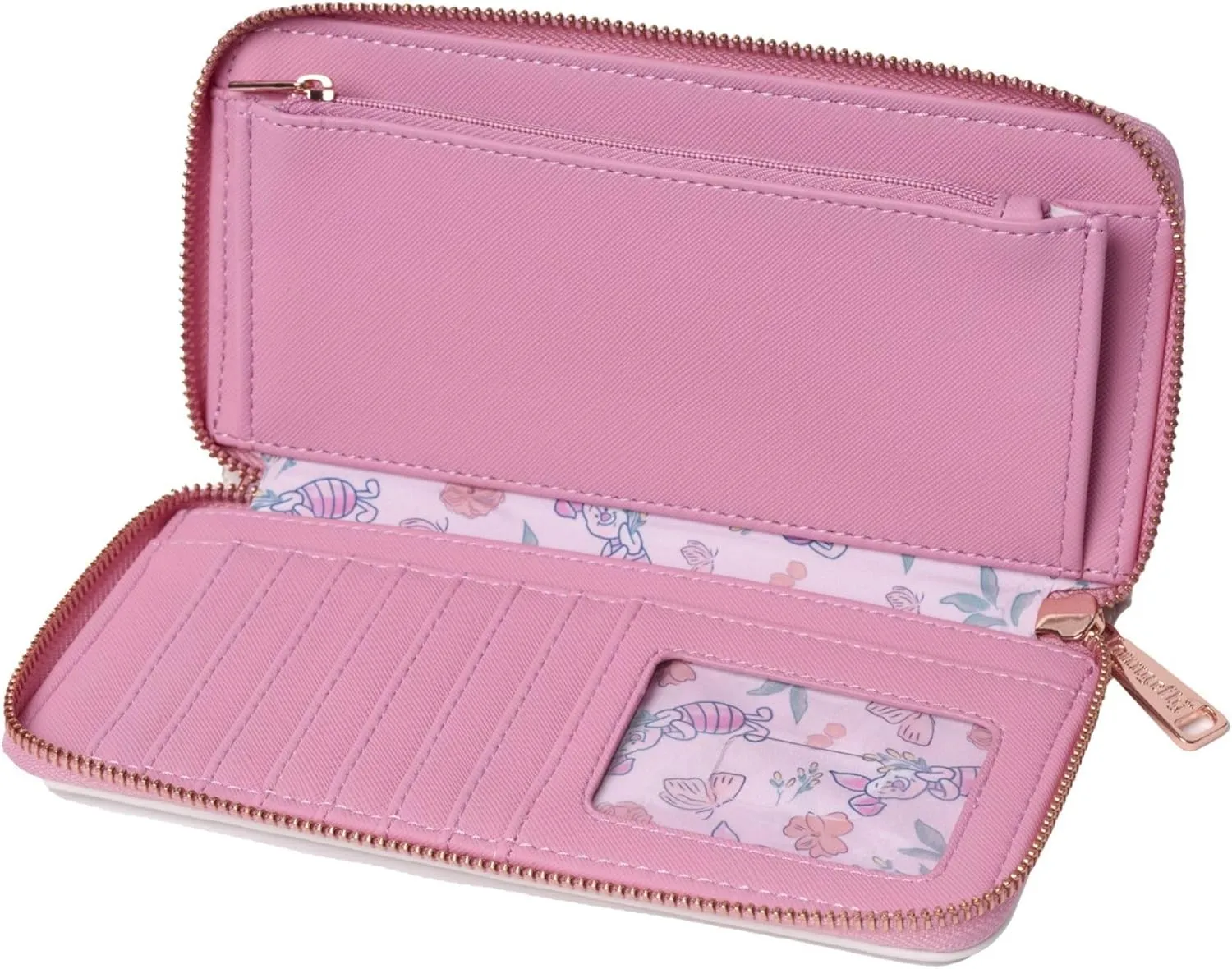 Loungefly Disney Piglet Wallet Zip Around Clutch (Pink, Piglet)
