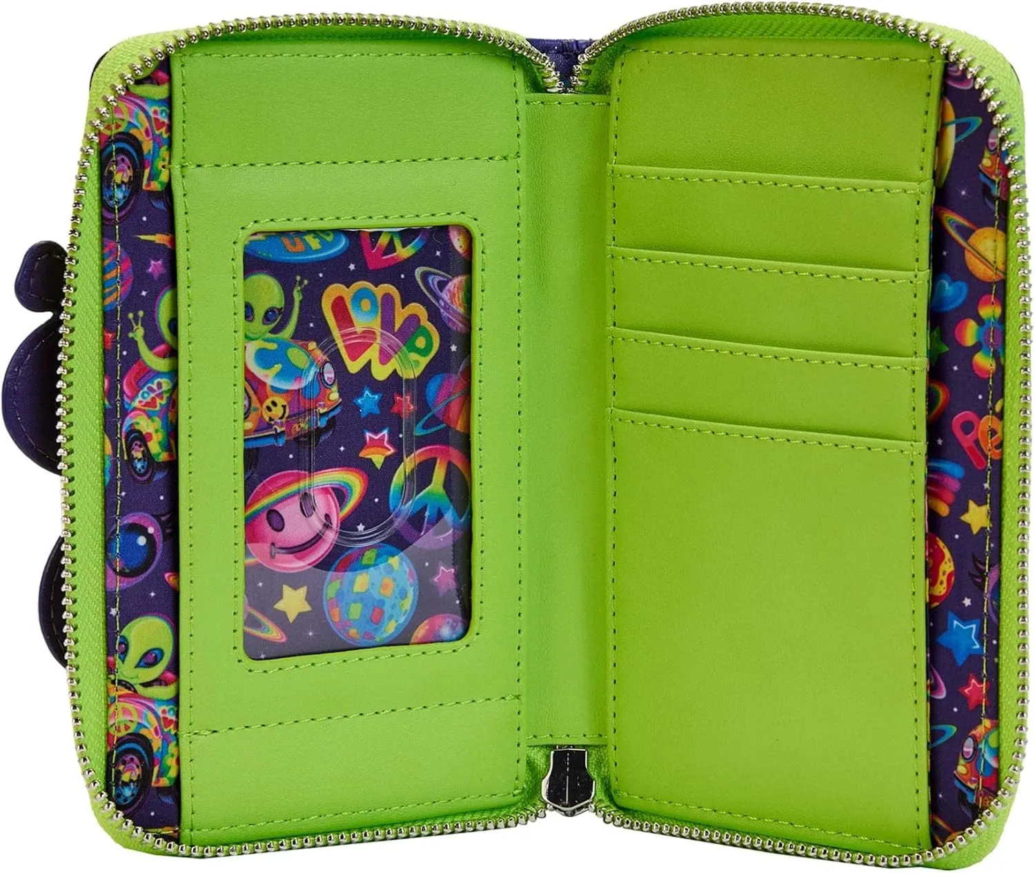 Loungefly Scooby Doo Psychedelic Monster Chase Glow in the Dark Flap Wallet