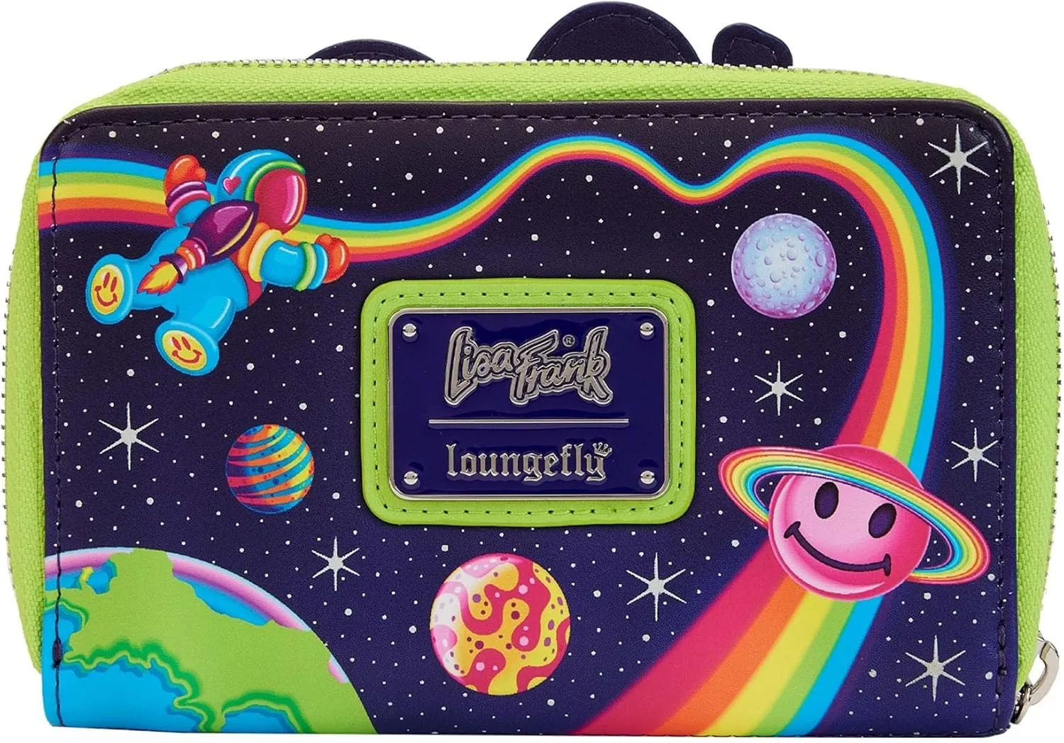 Loungefly Scooby Doo Psychedelic Monster Chase Glow in the Dark Flap Wallet