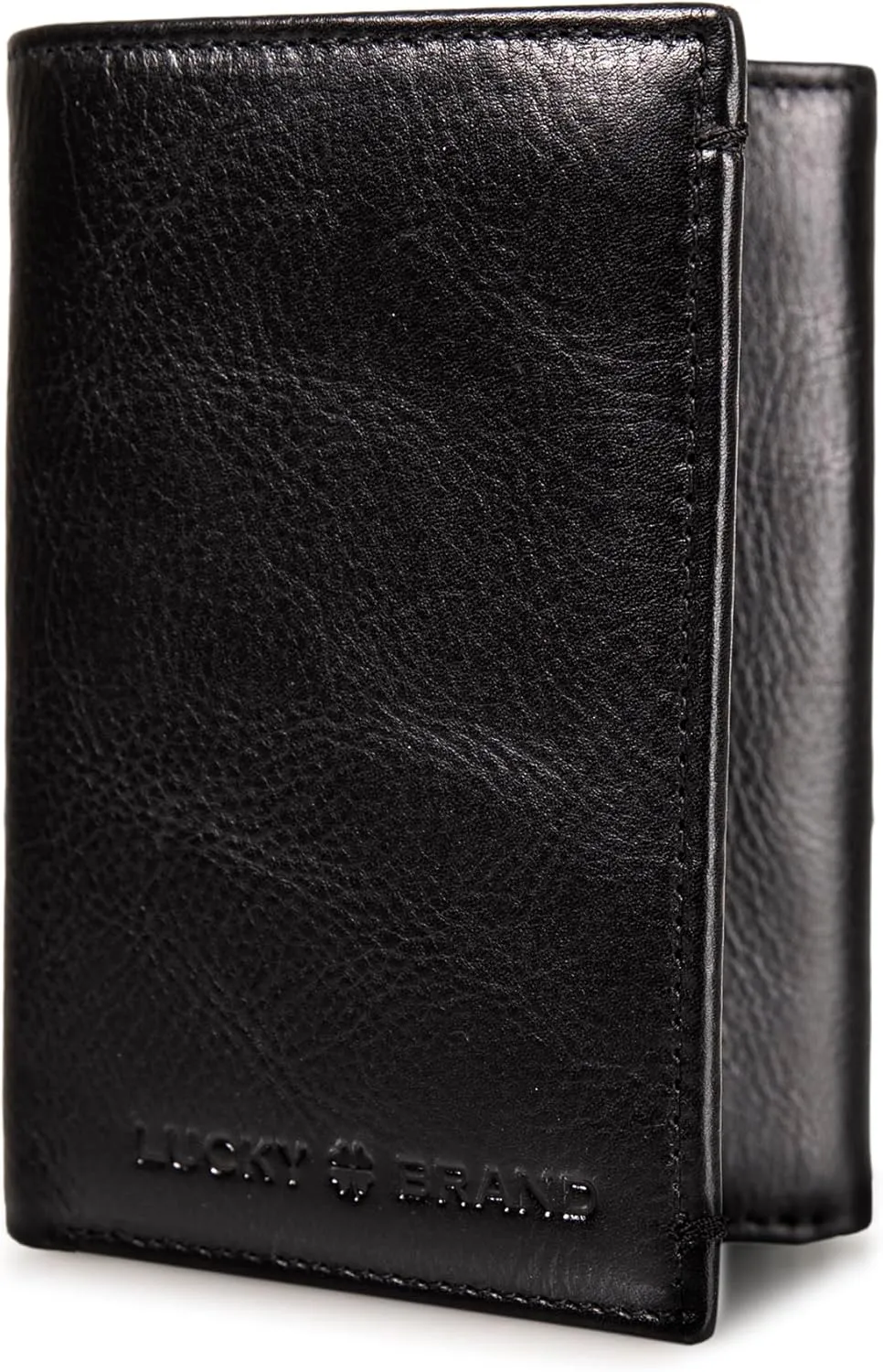 Lucky Brand Men's Trifold Wallet | Id Window | Card Slots | Leather | Organization | Durable | Stylish