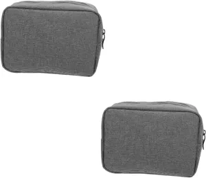 Lurrose Portable Outdoor Cable Organizer Pouch Durable Travel Tech Bag for USB Drives Cords and Accessories for Travel Camping and Daily Use Compact Design