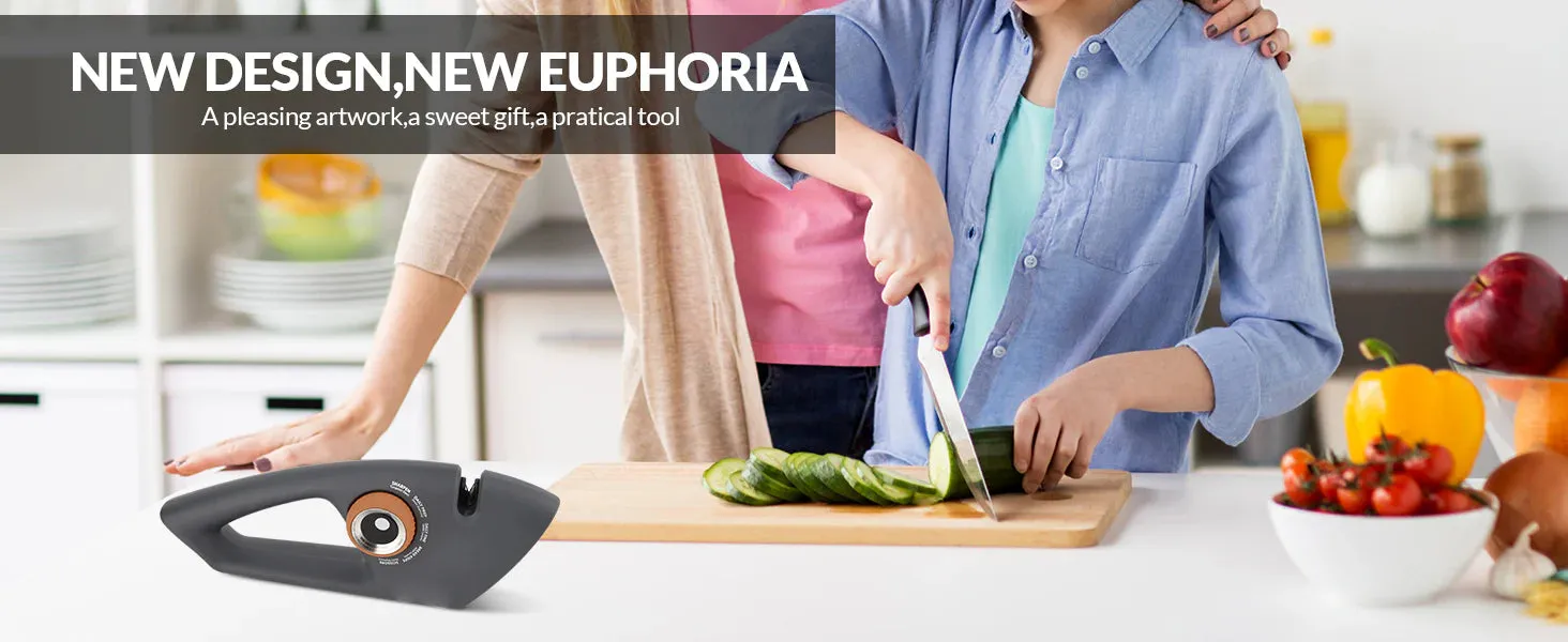 Luxora Handheld Kitchen Knife Sharpener Scissor Tool