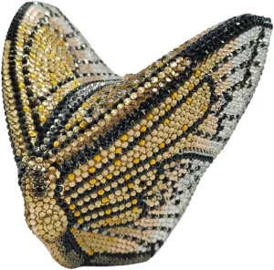Luxury Women Butterfly Rhinestone Clutch Purse Ladies Crystal Evening Bag Diamonds Bridal Purse Cocktail Prom Handbag