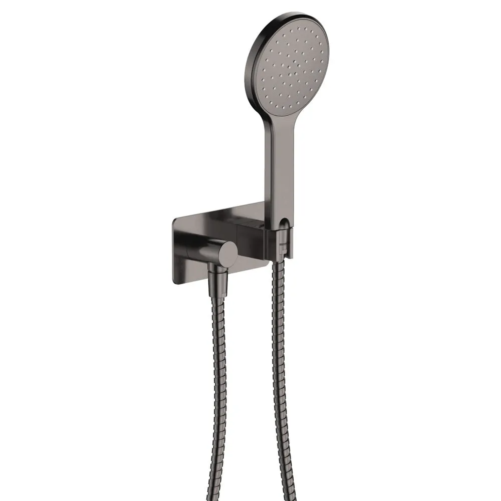 M#1(Gunmetal Grey) Fienza Kaya Gun Metal Hand Shower with Soft Square Plate