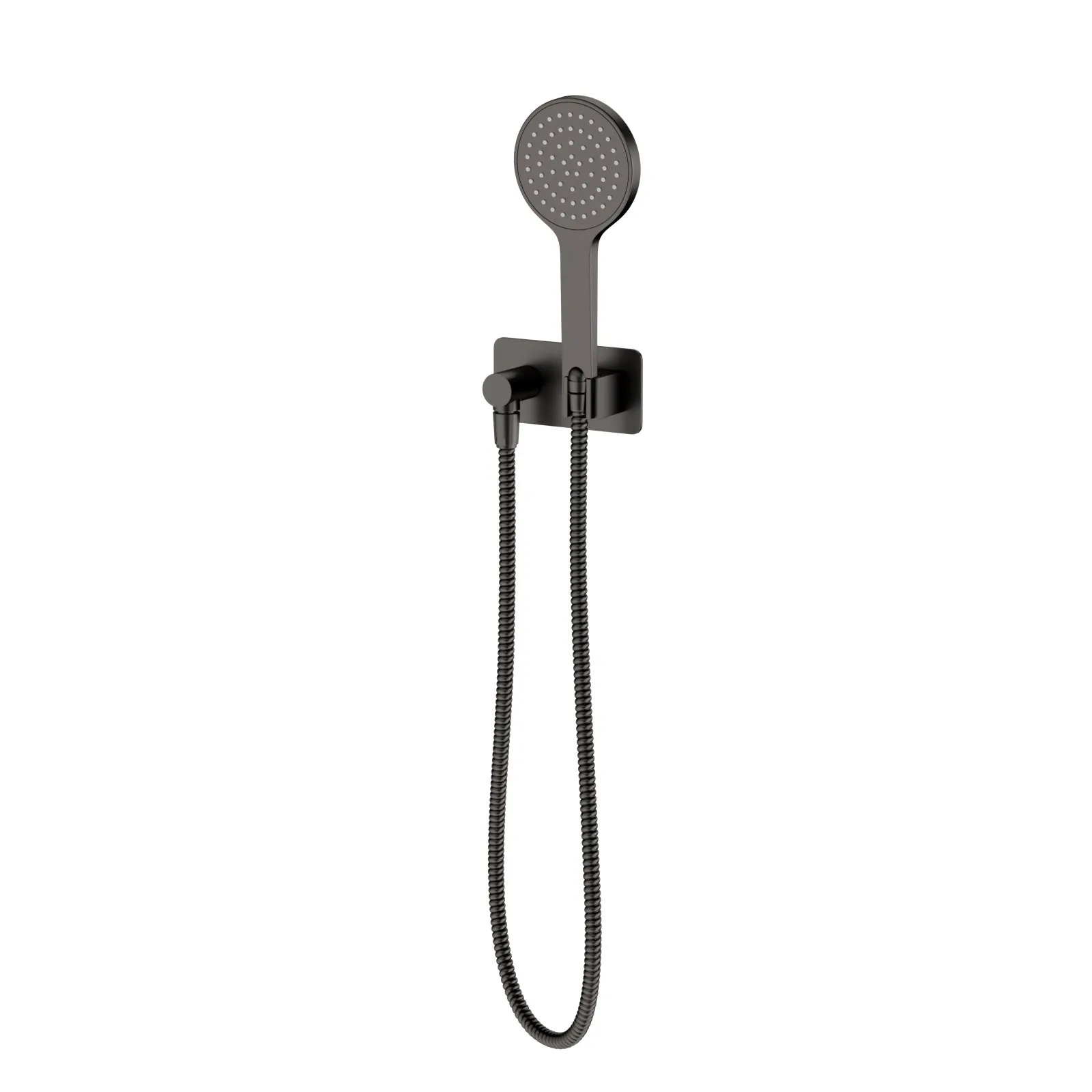 M#1(Gunmetal Grey) Fienza Kaya Gun Metal Hand Shower with Soft Square Plate