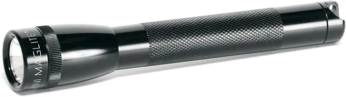 Maglite Mini Incandescent 2-Cell AA Flashlight, Black