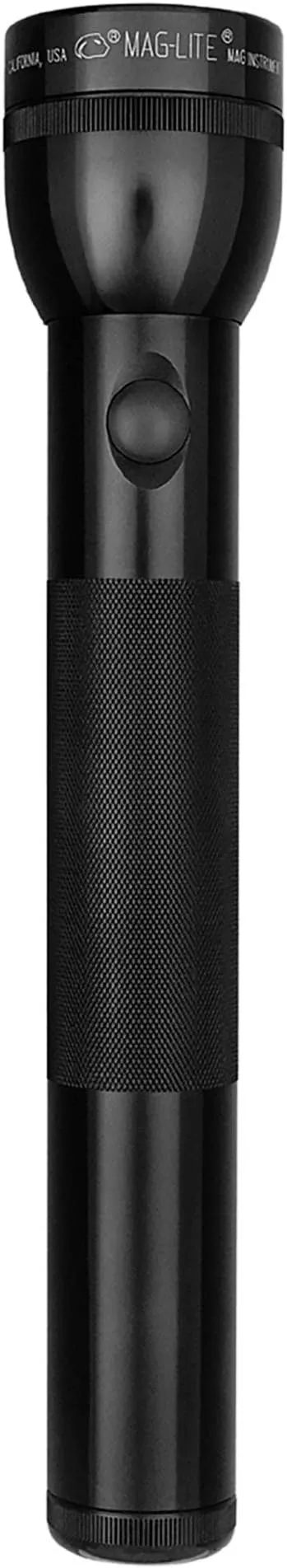 MagLite - S3D015 Maglite Heavy-Duty Incandescent 3-Cell D Flashlight in Display Box, Black