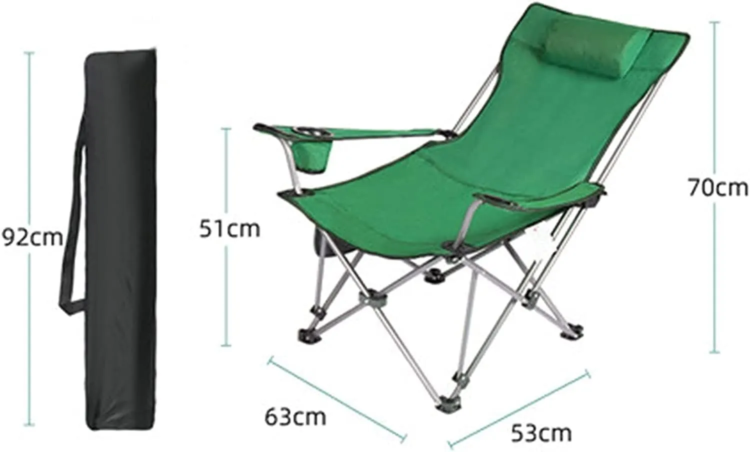 Managerial s, Camping s Outdoor Furniture Beach s Outdoor Folding Portable Lawn Folding Seat Arm with Cup Holder Pillow and Carry Bag Leisure Recliner Stool Folding s P