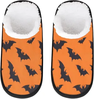 Maple Leaves Rustic Slippers for Women Soft Non-Slip Indoor Slippers Home Slippers