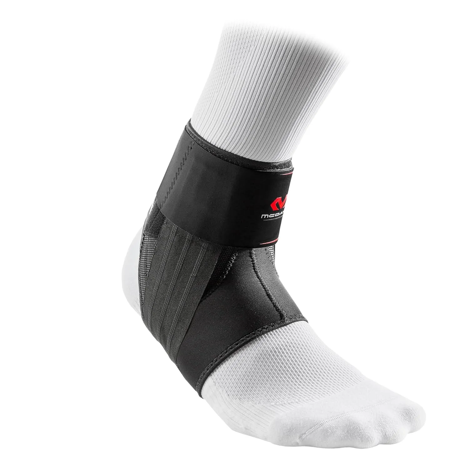McDavid Ankle Brace, Low Profile Lace-Free Phantom Ankle Braces for Men Basketball and more. Lightweight Design, Advanced Strapping & Flex-Support
