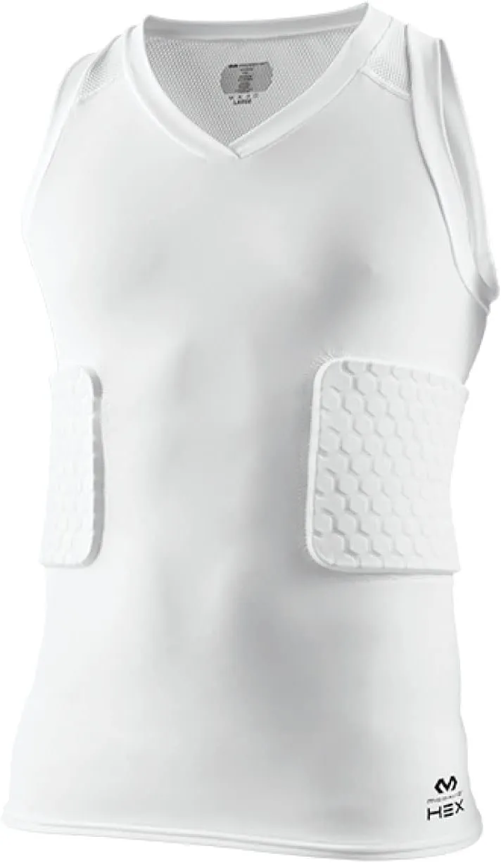 McDavid Padded Tank Shirt (3-Pad). HEX Pads Compression Tank Top