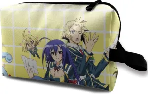 Medaka Box Abnormal Travel Cosmetic Bag For Women's Wallet Travel Storage Bag Daily Portable Waterproof Storage Bag