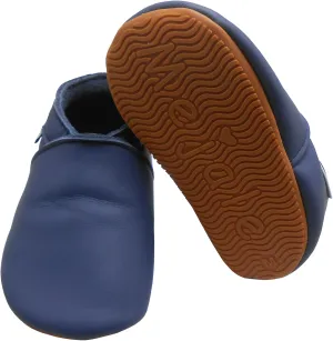 Mejale Baby Rubber Sole Shoes Boy Girl Infant Crawling Toddler Moccasins Leather Walking Anti-Slip Newborn Mini Kids Crib Boots